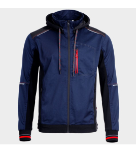 Работно яке REVOLT 4STRETCH NAVY BLUE/BLACK/RED 02001841