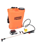 Пръскачка Акумулаторна 16 L PREMIUM, 12V 8Ah 35W, с Метален Удължител с Три Накрайника Пръскачка Акумулаторна 16 L PREMIUM, 12V 8Ah 35W, с Метален Удължител с Три Накрайника