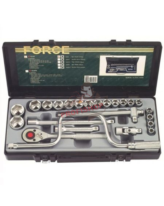 Гедоре 1/2" шестостен (10-32mm) 24 ч. JN66013 FORCE 4245 