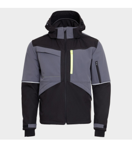Софтшел яке PRISMA SOFTSHELL 2.0 BLACK/GREY, 02001955