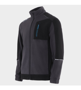 Суитшърт REVOLT FLEECE GREY/BLACK/PETROL, 03000862