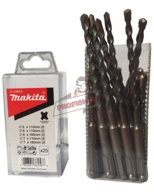 Комплект свредла SDS plus 25бр. MAKITA D-33853