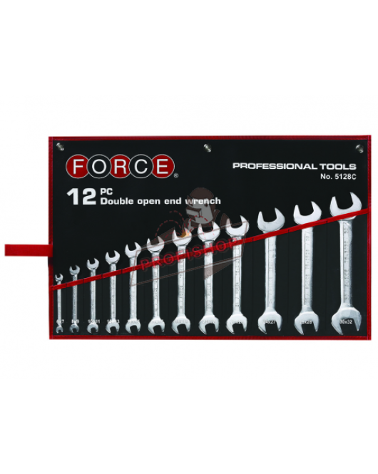 Ключове гаечни (6х7-30х32mm) комплект 12 бр. JN62268 FORCE