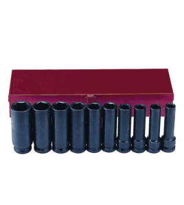 Вложки 1/2" удължени ударни (11-24mm) комплект 10 бр. JN66317 FORCE 4107
