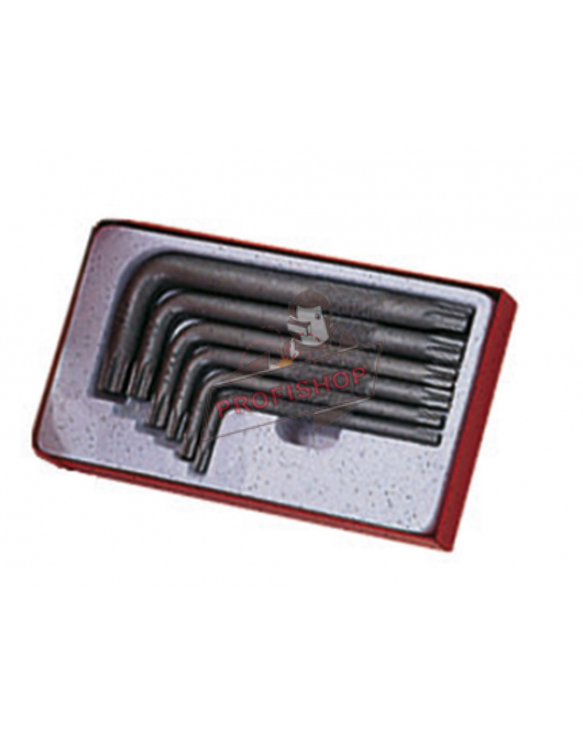 Шестограми Г-образен TORX (T25-T55) комплект 6 ч. JN62800 FORCE