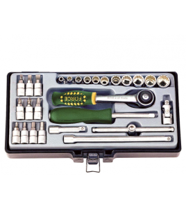 Гедоре 1/4" дванадесетостен (4-14mm) 27 ч. JN68013 FORCE 2281 