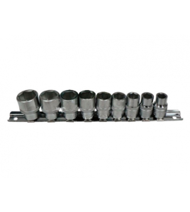 Вложки къси комплект 3/8" 9-19мм 6-ст 9 броя JN62027 FORCE 3093
