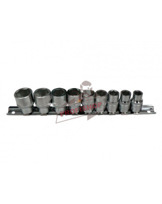 Вложки къси комплект 3/8" 9-19мм 6-ст 9 броя JN62027 FORCE 3093