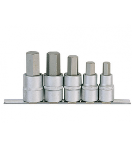 Вложки 1/2" накрайник шестограм (10-19mm) комплект 5 бр. JN15807 FORCE 4056