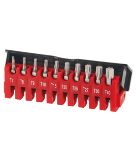Накрайници TORX с отвор 1/4" комплект 10 ч. JN99017 Force