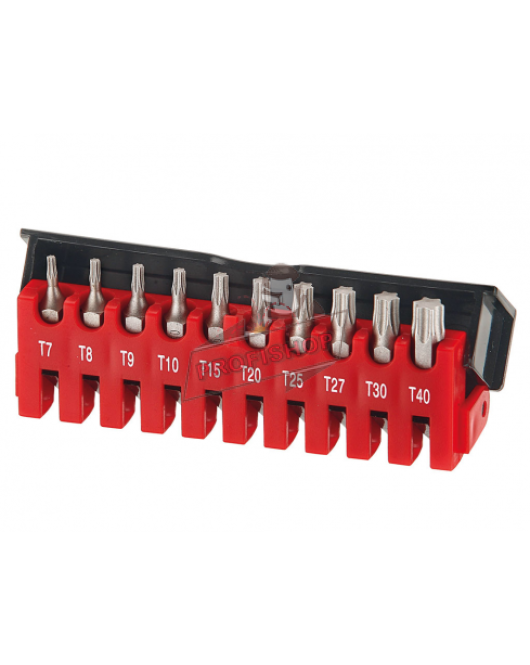 Накрайници TORX с отвор 1/4" комплект 10 ч. JN99017 Force