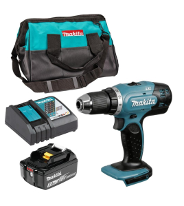 Акумулаторен винтоверт 18V, 42Nm, MAKITA DDF453 с батерия 3 Ah BL1830B и зарядно устройство DC18RC 