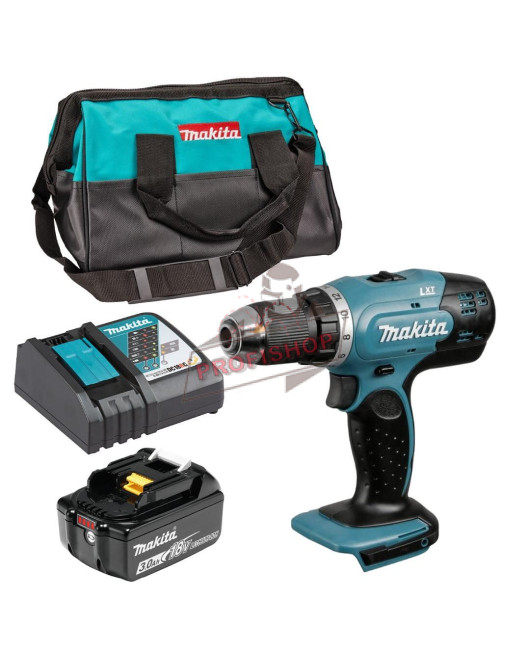 Акумулаторен винтоверт 18V, 42Nm, MAKITA DDF453 с батерия 3 Ah BL1830B и зарядно устройство DC18RC Акумулаторен винтоверт 18V, 42Nm, MAKITA DDF453 с батерия 3 Ah BL1830B и зарядно устройство DC18RC