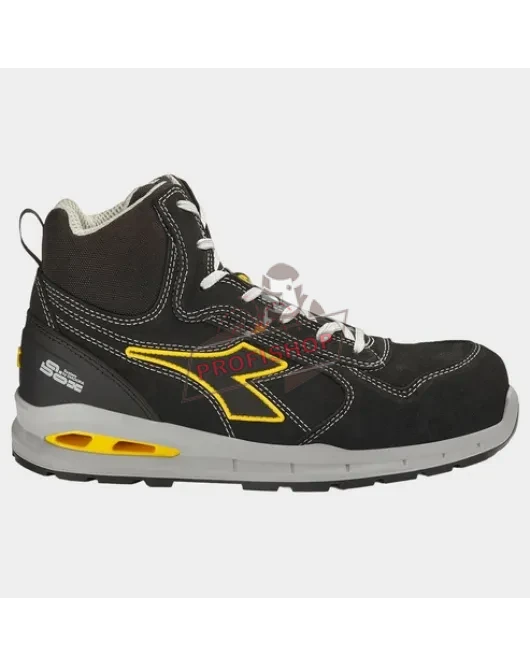 Работни обувки DIADORA RUN A.BOX MID S3S FO SR ESD BLACK 06200425 Работни обувки DIADORA RUN A.BOX MID S3S FO SR ESD BLACK 06200425