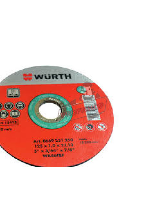 125х1 диск за Рязане на INOХ WURTH